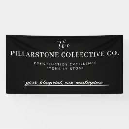 Custom Vastgoed Bouwbedrijf Naam Spandoek