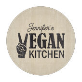 Custom Vegan Kitchen Snijplank (Voorkant)