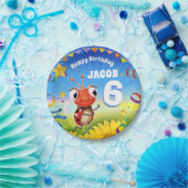 Custom Verjaardag Party bord boy 6 jaar oud (Feest)