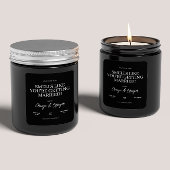 Custom Verloving Trouwkaars Gift voor Paar Vierkante Sticker