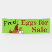 Custom Verse Eieren Te Koop Banner  (Horizontaal)
