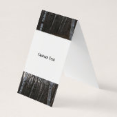 Custom Vertical Tent Fold Folded Business Card Visitekaartje (Achterkant)