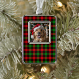 Custom Verzilverd Omlijst Ornament