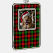 Custom Verzilverd Omlijst Ornament (Rechts)