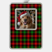 Custom Verzilverd Omlijst Ornament (Voorkant)