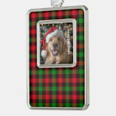 Custom Verzilverd Omlijst Ornament (Links)