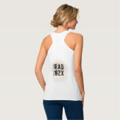 Custom Vest Tanktop Naam Jaar Afstuderen (Volledige Achterkant)