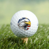Custom Veterans Gift - Callaway Bald Eagle  Golfballen (Insitu Shirt)