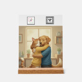 Custom Veterinarian Event Acrylic Pedestal Sign  Acryl Bord (Voorkant)