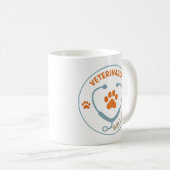 Custom Veterinarian Mug | Vet Doctor’s Day Koffiemok (Voorkant rechts)