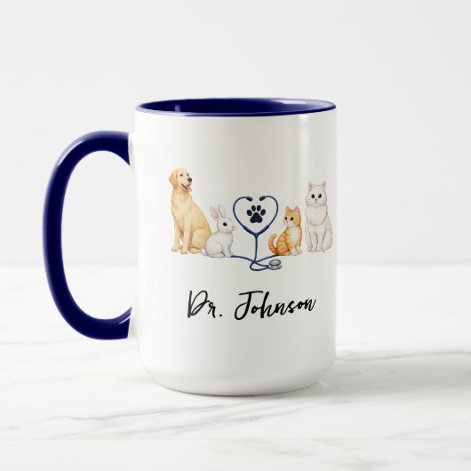 Custom Veterinarian | Personalized Doctor’s Day Mok (Links)