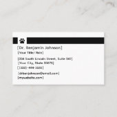Custom Veterinary Appointment Card | Photo & Logo Visitekaartje (Voorkant)