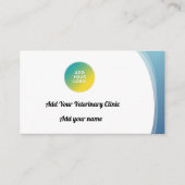 Custom Veterinary Clinic Visitekaartje (Voorkant)
