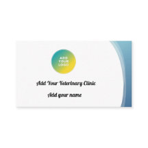 Custom Veterinary Clinic Visitekaartje