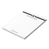 Custom Veterinary Office Notepad - Clinic Logo Notitieblok (Linkerzijde)