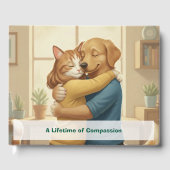 Custom Veterinary Retirement & Event Guest Book Gastenboek (Voorkant)