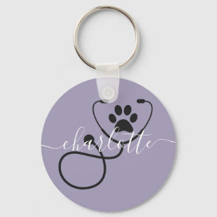 Custom Veterinary Tech Vet Assistant Sleutelhanger