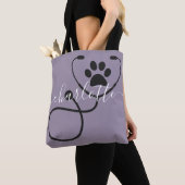 Custom Veterinary Tech Vet Assistant Tote Bag (Dichtbij)