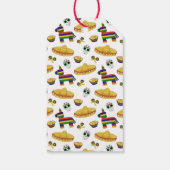 Custom Vibrant Dia de los Muertos & Fiesta  Cadeaulabel (Achterkant)