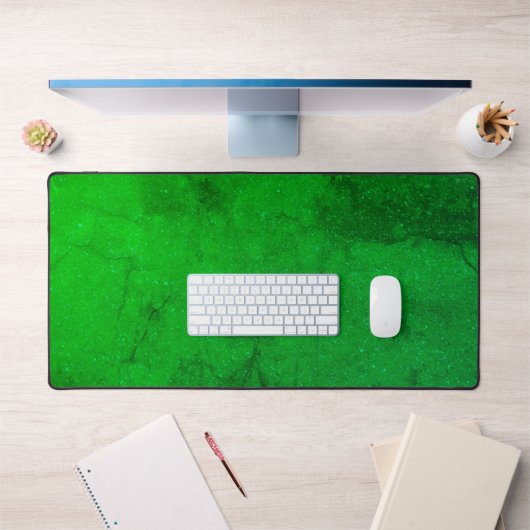 Custom Vibrant Green Desk Mat - Uniek & Stijlvol (Kantoor 1)