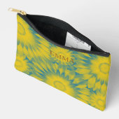 Custom Vibrant Sunflower Tie-Dye Art Etui (Open)