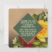 Custom Vintage Antique Holiday Seasons Greetings Feestdagenkaart (Achterkant)