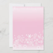 Custom Vintage Holiday Christmas Santa Pink Kaart (Achterkant)