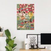 CUSTOM Vintage Japanese Circus Art Print  (Thuiskantoor)