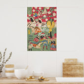 CUSTOM Vintage Japanese Circus Art Print  (Keuken)
