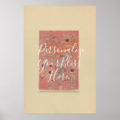CUSTOM Vintage Okinawan Bingata Pattern Print (Voorkant)