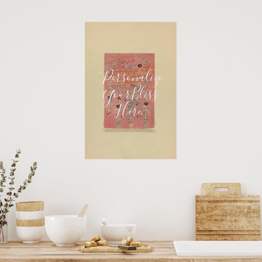 CUSTOM Vintage Okinawan Bingata Pattern Print (Keuken)