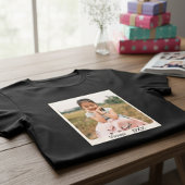 Custom Vintage Photo & Year Birthday T-Shirt