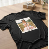 Custom Vintage Photo & Year Birthday T-Shirt
