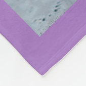 Custom Violet Aunt Photo Throw Gift from Kids Fleece Deken (Hoek)