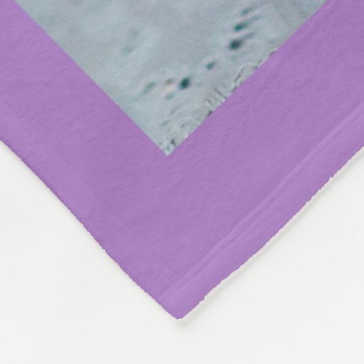 Custom Violet Aunt Photo Throw Gift from Kids Fleece Deken (Hoek)