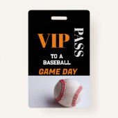 Custom VIP Baseball Game Alle Access Pass VIP Badge (Voorkant)