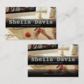 Custom Virtual Assistant Visitekaartje (Voorkant / Achterkant)