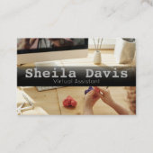 Custom Virtual Assistant Visitekaartje (Voorkant)