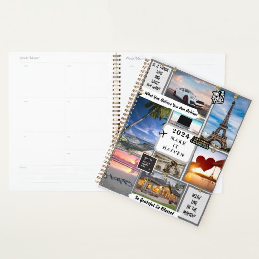 Custom Vision Dream Board Doel Dagelijkse Motivati Planner (Display)
