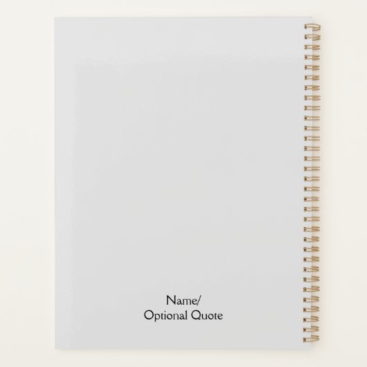 Custom Vision Dream Board Doel Dagelijkse Motivati Planner (Achterkant)