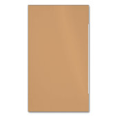 Custom Visitekaartje Magnet – Warm Sand Magnetisch Visitekaartje (Voorkant Verticaal)