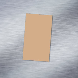 Custom Visitekaartje Magnet – Warm Sand Magnetisch Visitekaartje