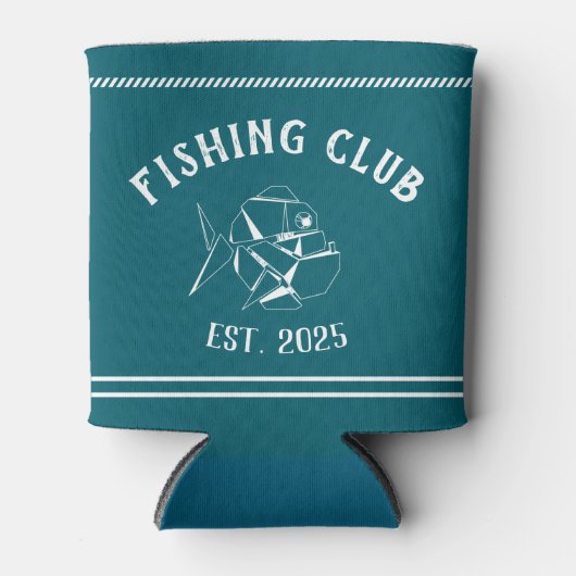 Custom Vissen Club Blikjeskoeler (Voorkant)