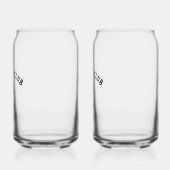 Custom Vissen Club Blikvorm Glas (Links)