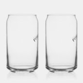 Custom Vissen Club Blikvorm Glas (Rechts)