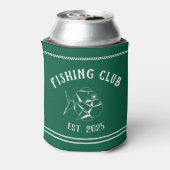 Custom Vissen Club Koelbox Blikjeskoeler (Blikje Achterkant)