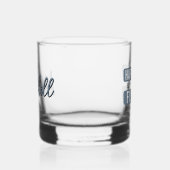 Custom Vissen is Happiness Funny Vist Whisky Glas (Rechts)
