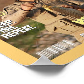 Custom Vissen Magazine Hoesje, cadeau voor visser Poster (Hoek)