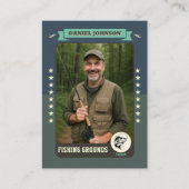 Custom Vissen Trading Kaart, Visser Kaart Gifts Contactkaartje (Voorkant)