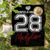 Custom Volleyball Name Number School Fleece Deken